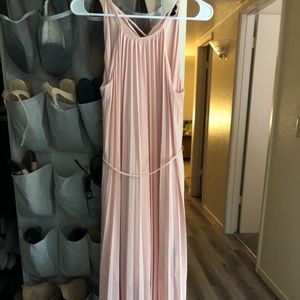 Pink maxi dress